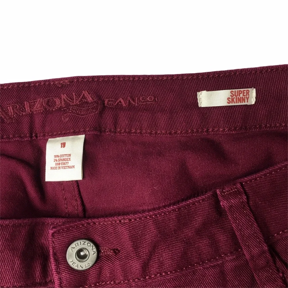 ARIZONA JEANS Co Super Skinny Jeans Sz 19Jr Plus